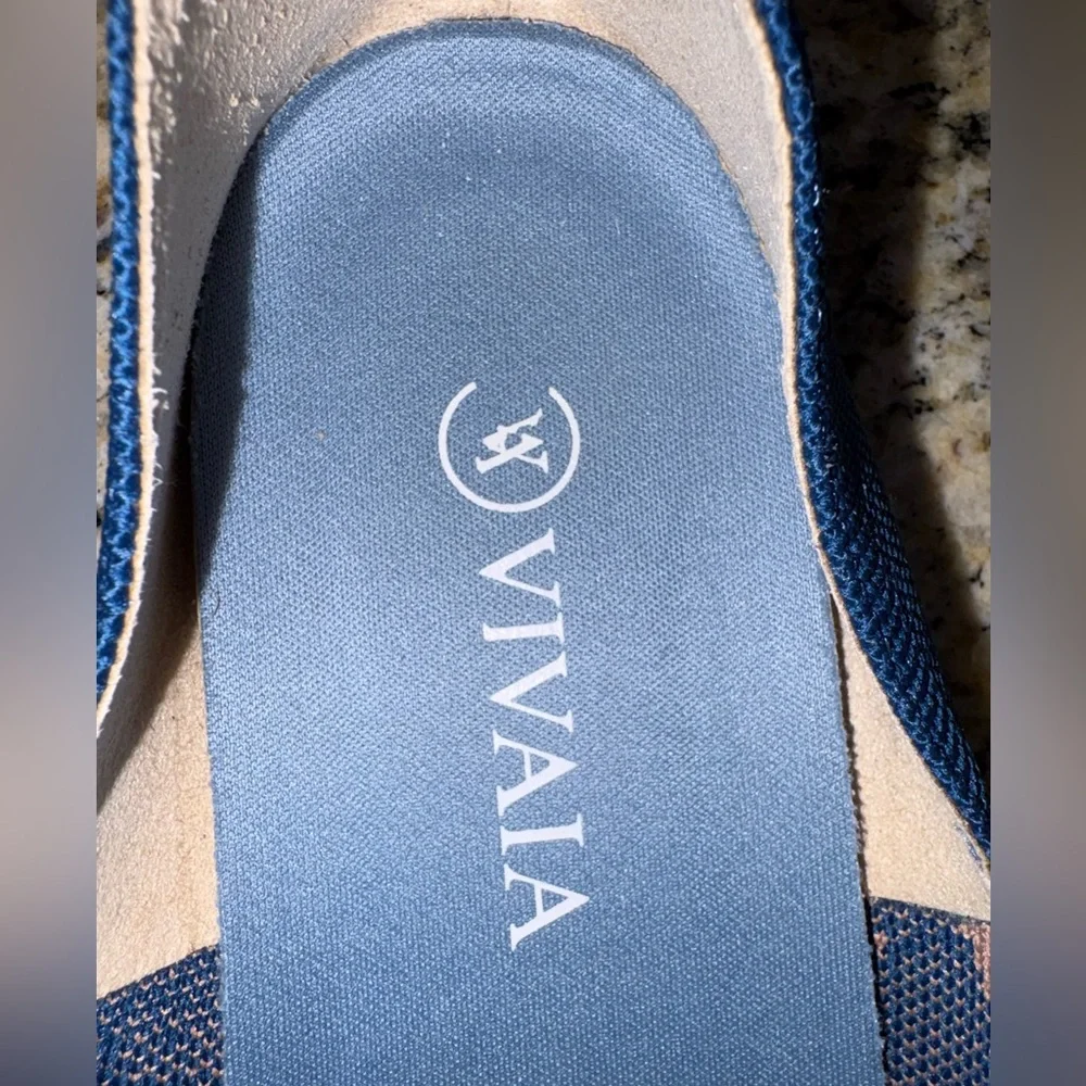 VIVAIA Knit Pointed-Toe Flats Blue & Blush EU 41 | US 10–10.5 - Picture 5 of 7